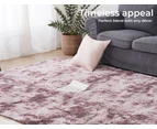 Marlow Floor Shaggy Rugs Soft Large Carpet Area Tie-dyed Noon TO Dust 200x230cm