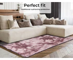 Marlow Floor Shaggy Rugs Soft Large Carpet Area Tie-dyed Noon TO Dust 200x230cm