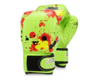 Fighting Gloves For Boy Girls Strike Boxing Training Safety - Green