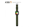 Kss719 Smart Watch Ecg Ppg Monitor Wear Health Tracker Blood Pressure Waterproof Bracelet Red