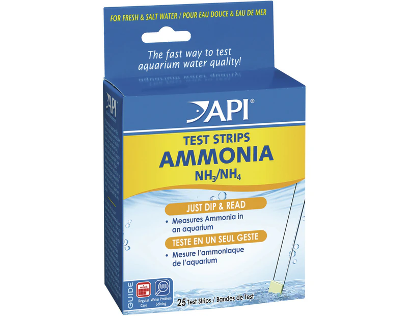 API Ammonia Test Strips (25pk) (33D)