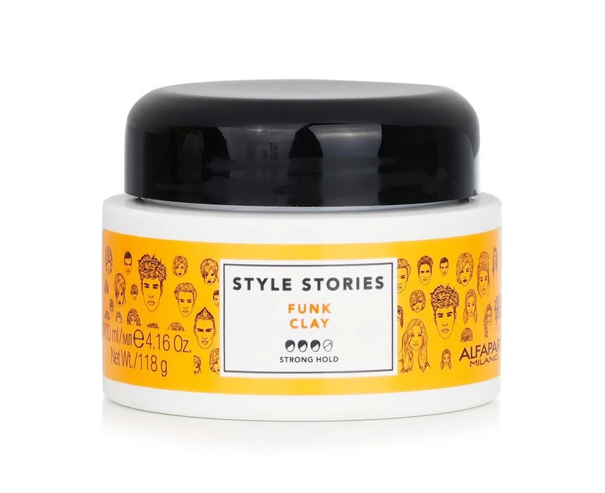 AlfaParf Style Stories Funk Clay (Strong Hold) 100ml/4.16oz