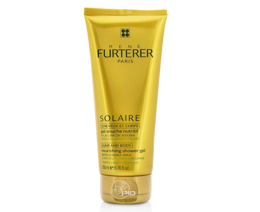 Rene Furterer Solaire Nourishing Shower Gel with Jojoba Wax (Hair and Body) 200ml/6.76oz