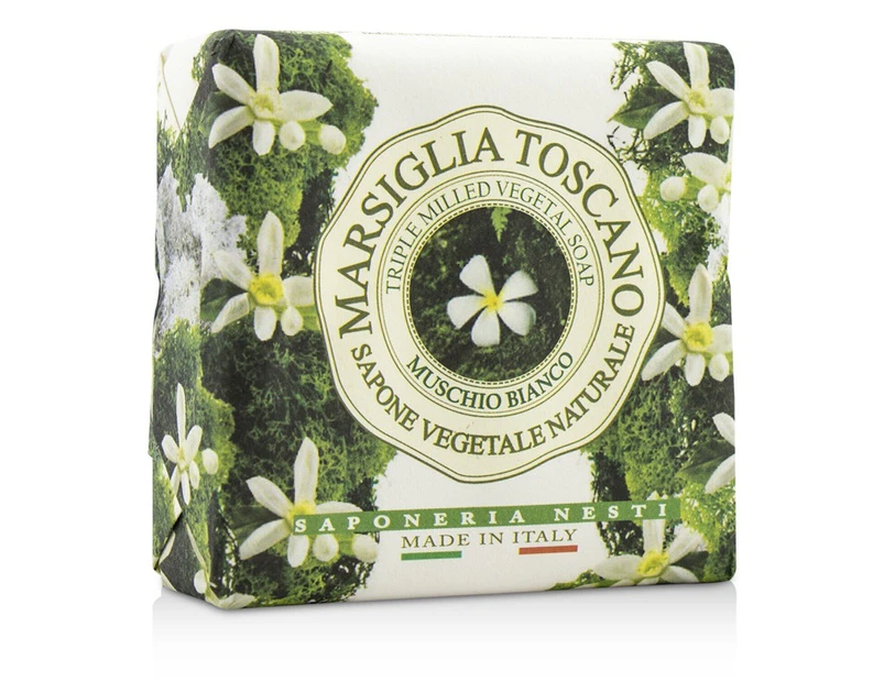 Nesti Dante Marsiglia Toscano Triple Milled Vegetal Soap  Muschio Bianco 200g/7oz