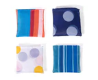 Recycled Material Foldable Shopper - Spots & Stripes (Set of 2)