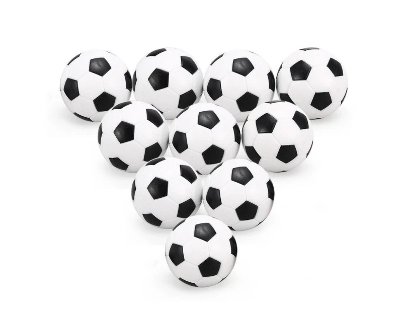 10Pcs Indoor Table Soccer Balls Replacement 32Mm Mini Footballs Foosball For Kids Adults