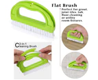 3-in-1 Grout Cleaning Brush Supplies to Deep Clean Bathroom Kitchen