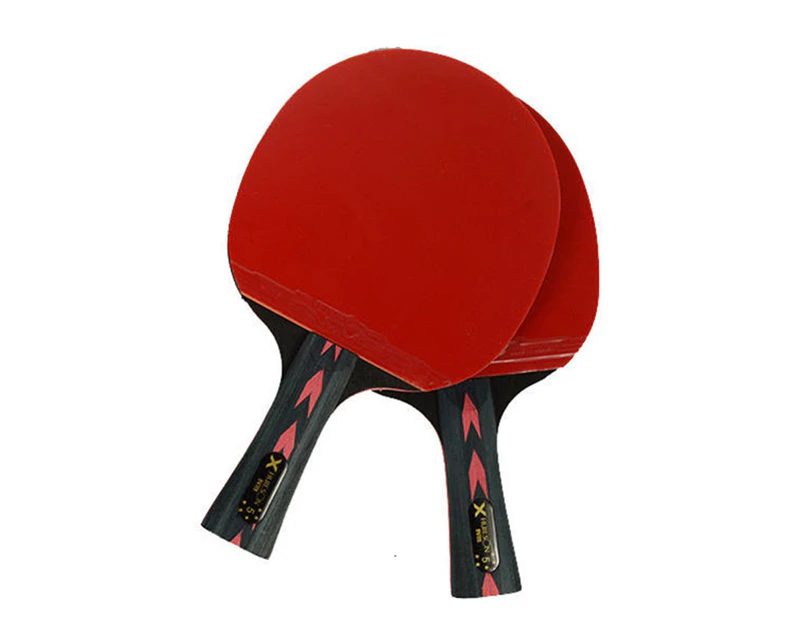 2pcs Professional 6 Star Table Tennis Racket Ping Pong Racket Set