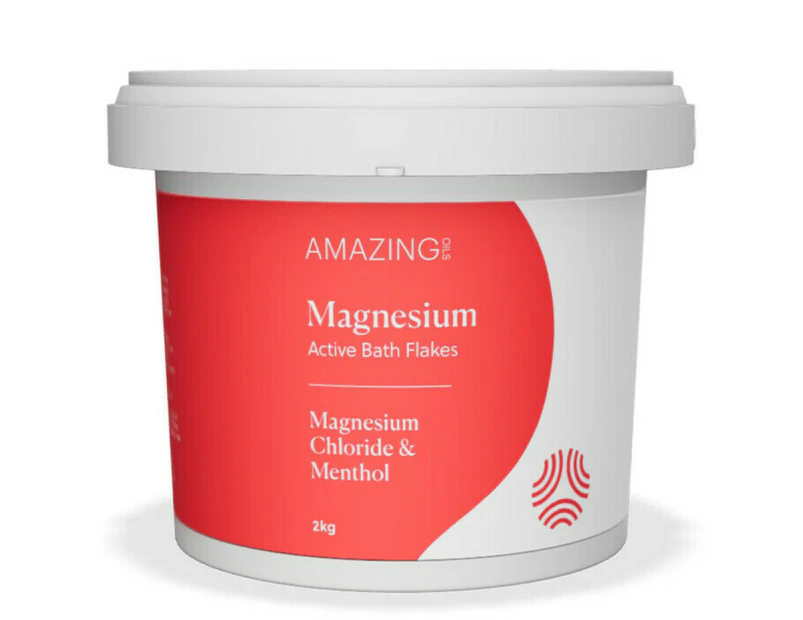 Amazing Oils Recovery Magnesium Bath Flakes With Menthol & Wintergreen 2 kg