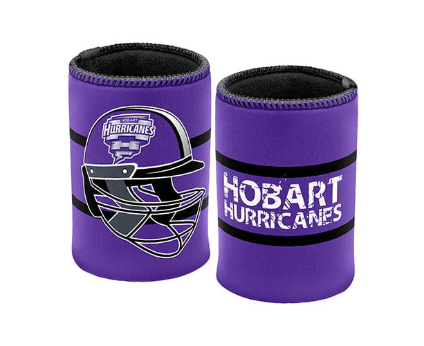 Big Bash League Cricket Australia Can Cooler Stubby Holder PURPLE HOBART HURRICANES