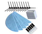 5 Groups Vacuum Cleaners Accessories, Sweepers, Filter, Side Brushes & Wipes for Ilife V5s Ilife V5 Pro Ilife X5 V3 + V5 V3 V5pro Model