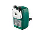 Home Rotary Student Machine Cutter Manual For Kids Hand Crank School Office Desktop Stationery Pencil Sharpener Gift Green