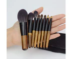 8 Pack Portable Mini Makeup Brushes Set with Travel Bag ,Cosmetic Brushes-