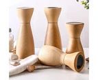 Wooden manual pepper grinder Pepper grinder ceramic grinding core Kitchen spice bottle grinder-small grinder