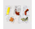 100Pcs/Set Sealing Bag Good Toughness Large Capacity PET Thick Compatible Food Storage Pouch Kitchen Supplies