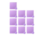 10Pcs Sports Mat Shatter-resistant Leaf Veins Solid Color Gym Home Protective Flooring Yoga Mat Daily Use - Purple