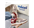 Spring Fall Male Sneakers Men Casual Shoes Lightweight Breathable Men Tenis Shoes - Red