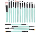 20 Pcs Makeup Brush Set, Powder Foundation Eyeshadow Eyeliner Lip Cosmetic Brushes Make-up Toiletry Kit Ideal For Pro And Daily Use