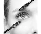 50pcs Eyelash Extension Disposable Eyebrow Brush Applicator Eye Lashes Cosmetic Brushes(Black)