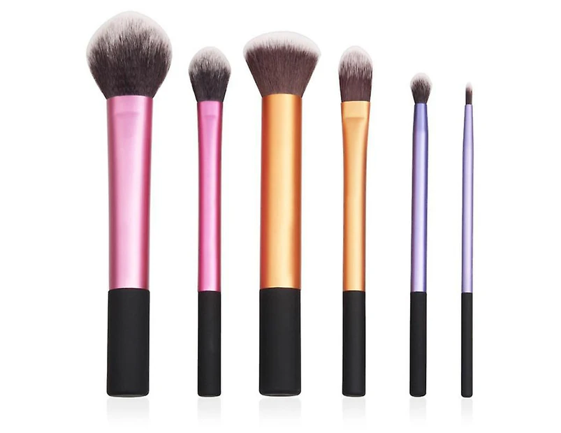 6pcs Pro Makeup Brushes Set Eyeshadow Powder Foundation Blush Lip Brush Tool|Eye Shadow Applicator