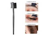 5 Pcs Dual-purpose Double-head Eyelash Comb And Eyebrow Brush Comb, Eyebrow Modification