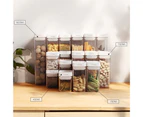 Airtight Food Storage Container Kitchen Pantry Square Cereal Organizer Bottle
