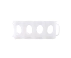 Beverage Holder Space-saving Large Capacity Lightweight Clear Food Pantry Storage Rack Household Supplies - Clear