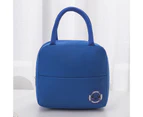 Large Capacity Thermal Insulated Bag Tear Resistant 600D Oxford Cloth Picnic Hiking Insulated Tote Bag for Work - Royal Blue
