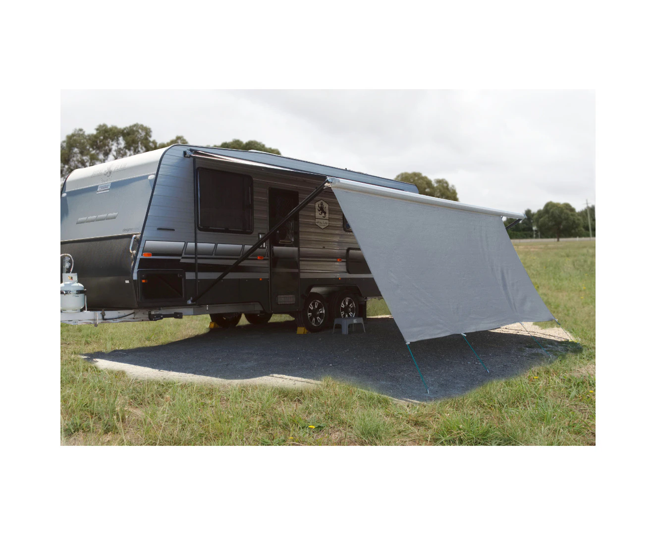 Supex Caravan Privacy Screen 4600 x 1800mm ShadeCloth Awning Jayco Van