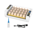 Advwin 24 Egg Incubator w/LED Candle Lamps Fully Automatic Digital Turning Chicken Hatcher