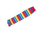 Womens Rainbow Five Finger Ladies Knee High Toe Socks Full Fingers 2-8 AU Stock
