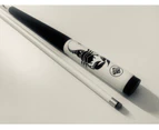 Sting Scorpion White Graphite Pool Snooker Billiard Cue and Black Cue Case