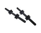 45cm - 1 Pair Dumbbell Bar 25mm Diameter - PVC Coated Dumbell Handle