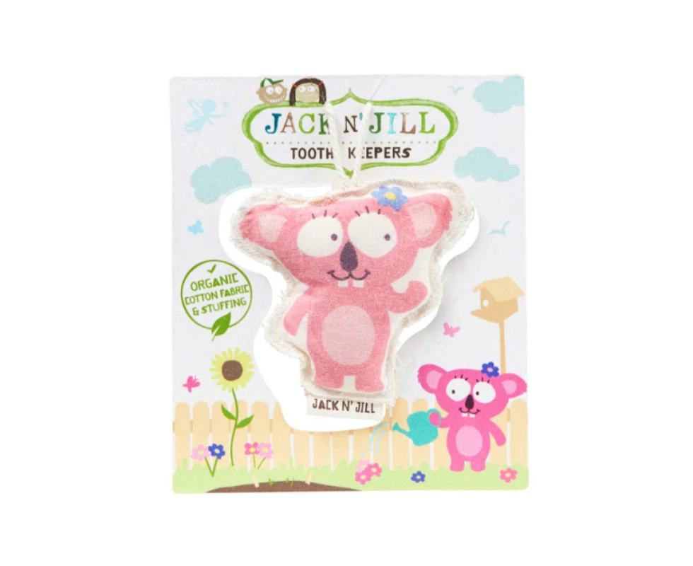 Jack N' Jill Tooth Keeper Koala (Organic Cotton Fabric & Stuffing)