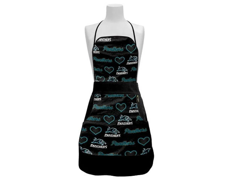 Penrith Panthers NRL Retro Ladies Apron Mothers Day Gift Kitchen Cooking BBQ