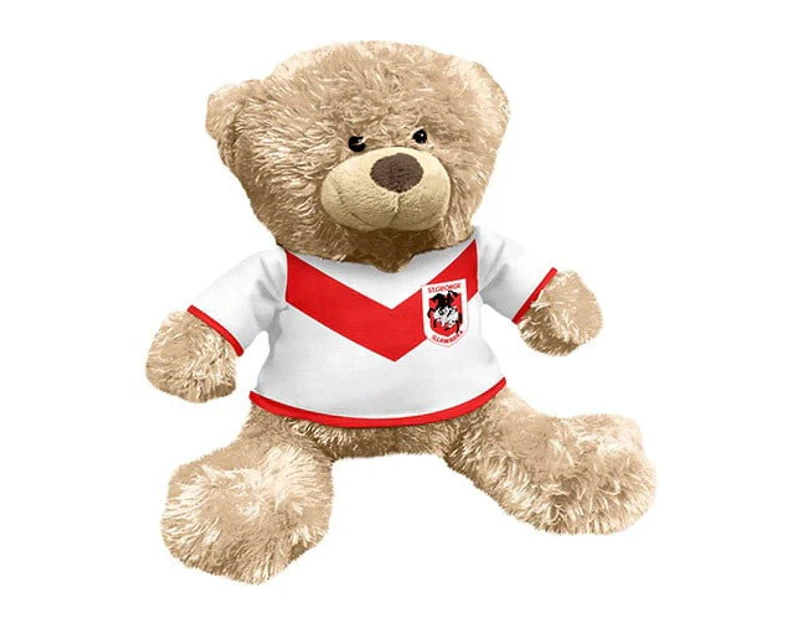 St George Illawarra Dragons NRL Plush Teddy Bear Sublimated Team Jersey