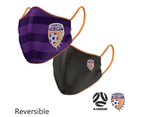 Perth Glory A-League Large Adult Reversible Washable Face Mask