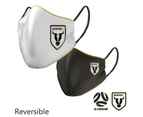 Macarther Bulls A-League Large Adult Reversible Washable Face Mask