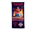 Melbourne Demons 2021 Premiers Premiership AFL Caricature Beach towel