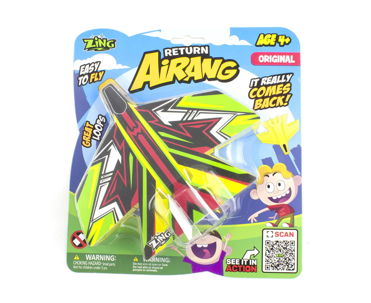 ZING Outdoor indoor Games Airang Return Stunt Air Plane