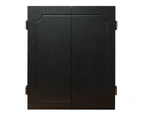 Winmau Blade 6 Dart Board + Quantum Black Dartboard Cabinet + Darts Set