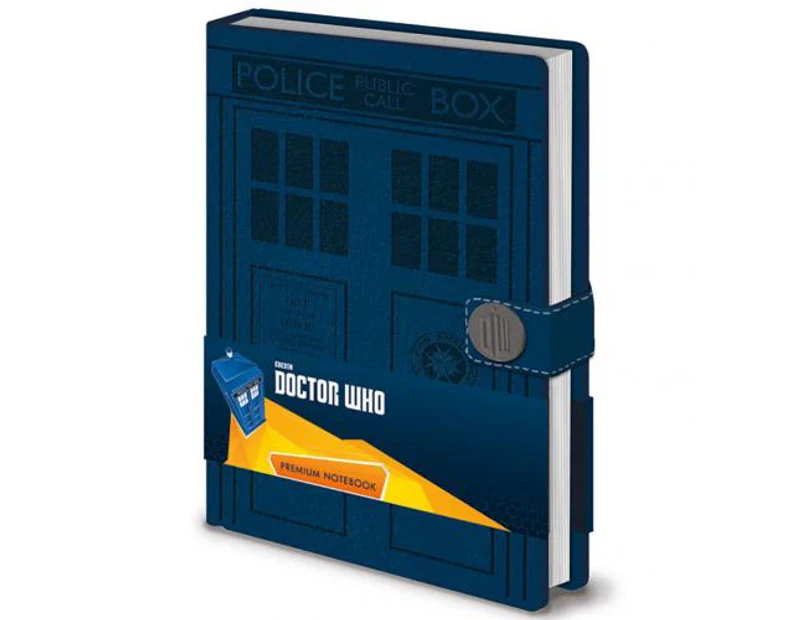 Doctor Who T.V Tardis Police Box Door Blue Premium School/Office Notebook