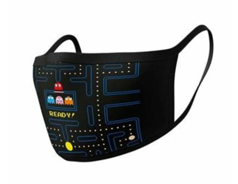 Pac-Man Maze Ready Twin Pack Adult Washable Face Masks