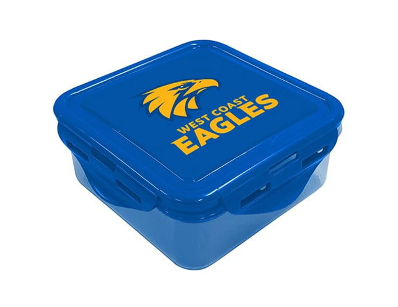 West Coast Eagles Plastic Snack Container