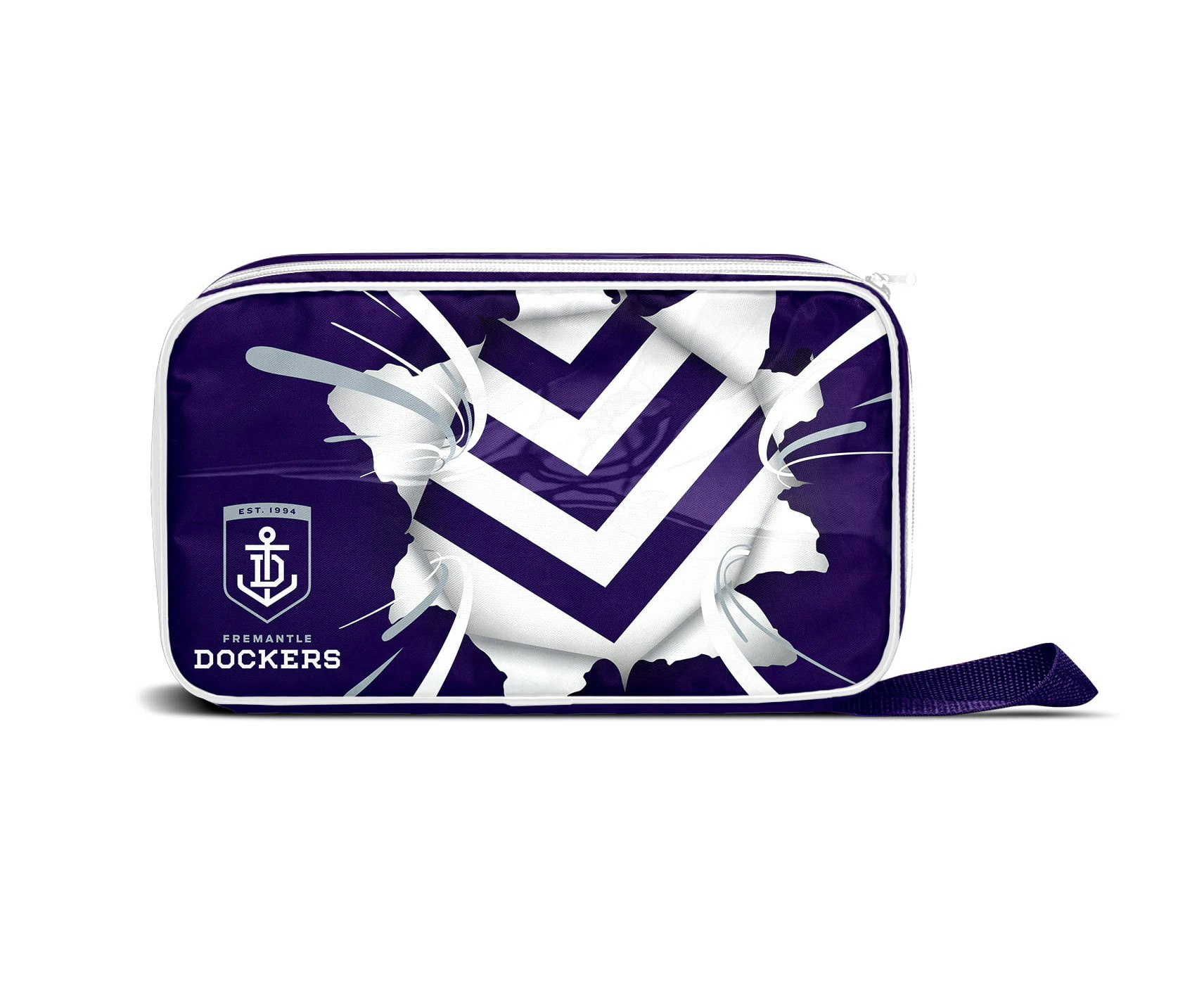 AFL Lunch Cooler Bag Box - Fremantle Dockers -  300mm x 175mm x 65mm