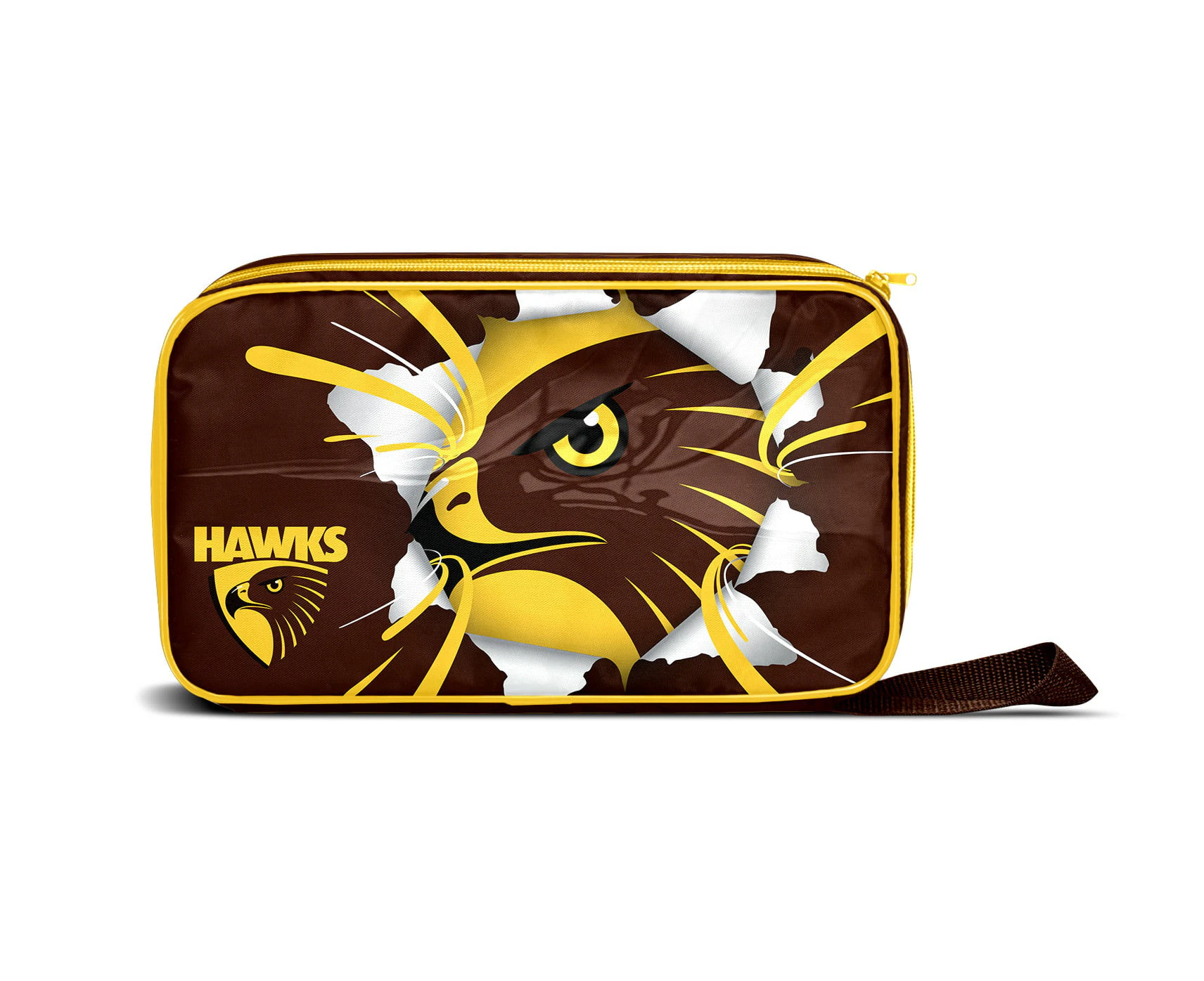 AFL Lunch Cooler Bag Box - Hawthorn Hawks -  300mm x 175mm x 65mm