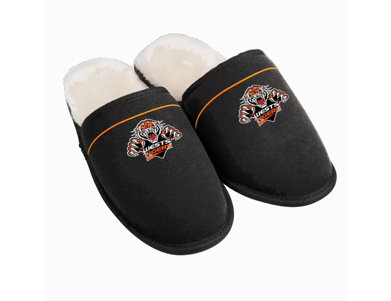 Wests Tigers NRL Logo Warm Winter Slippers