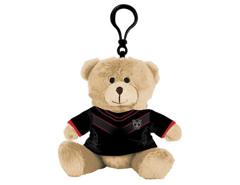 New Zealand NZ Warriors NRL HANGING Plush Teddy Bear Bag Tag Sublimated Team Jersey