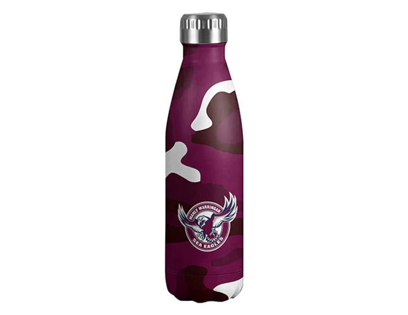 Manly Warringah Sea Eagles NRL Insulated Hot Cold Stainless Steel Tea Coffee Water Bottle