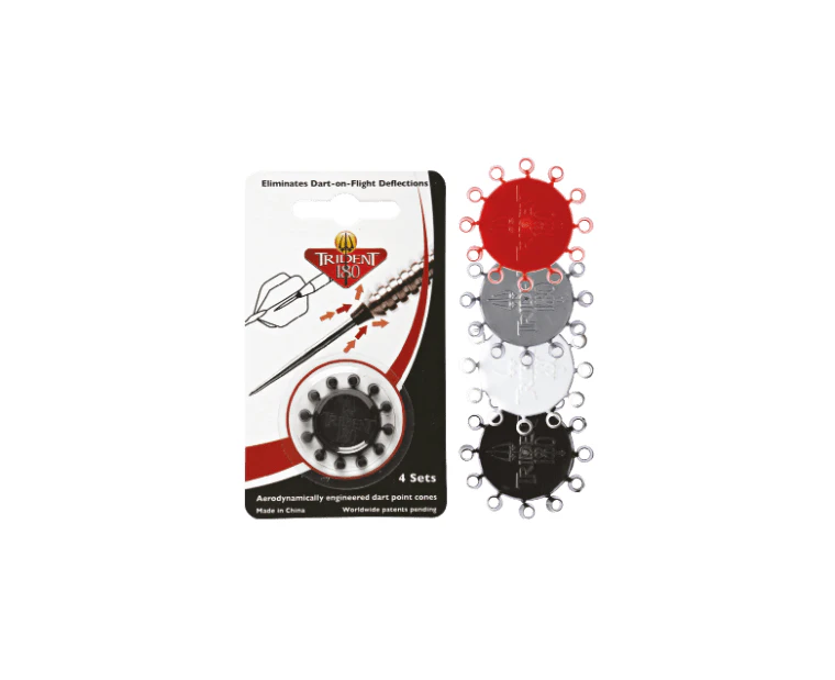 Winmau - Trident 180 Dart Point Cones - Black